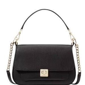 Kate Spade New York Black Phoebe Flap Crossbody bag